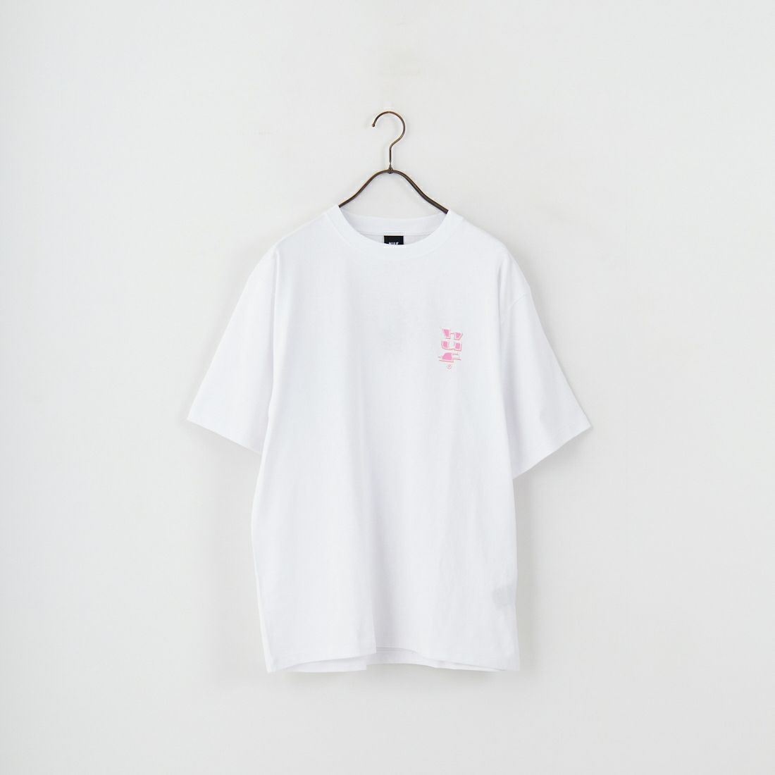 HUF [ハフ] メガクローム ショートスリーブTシャツ [TS02446] WHITE