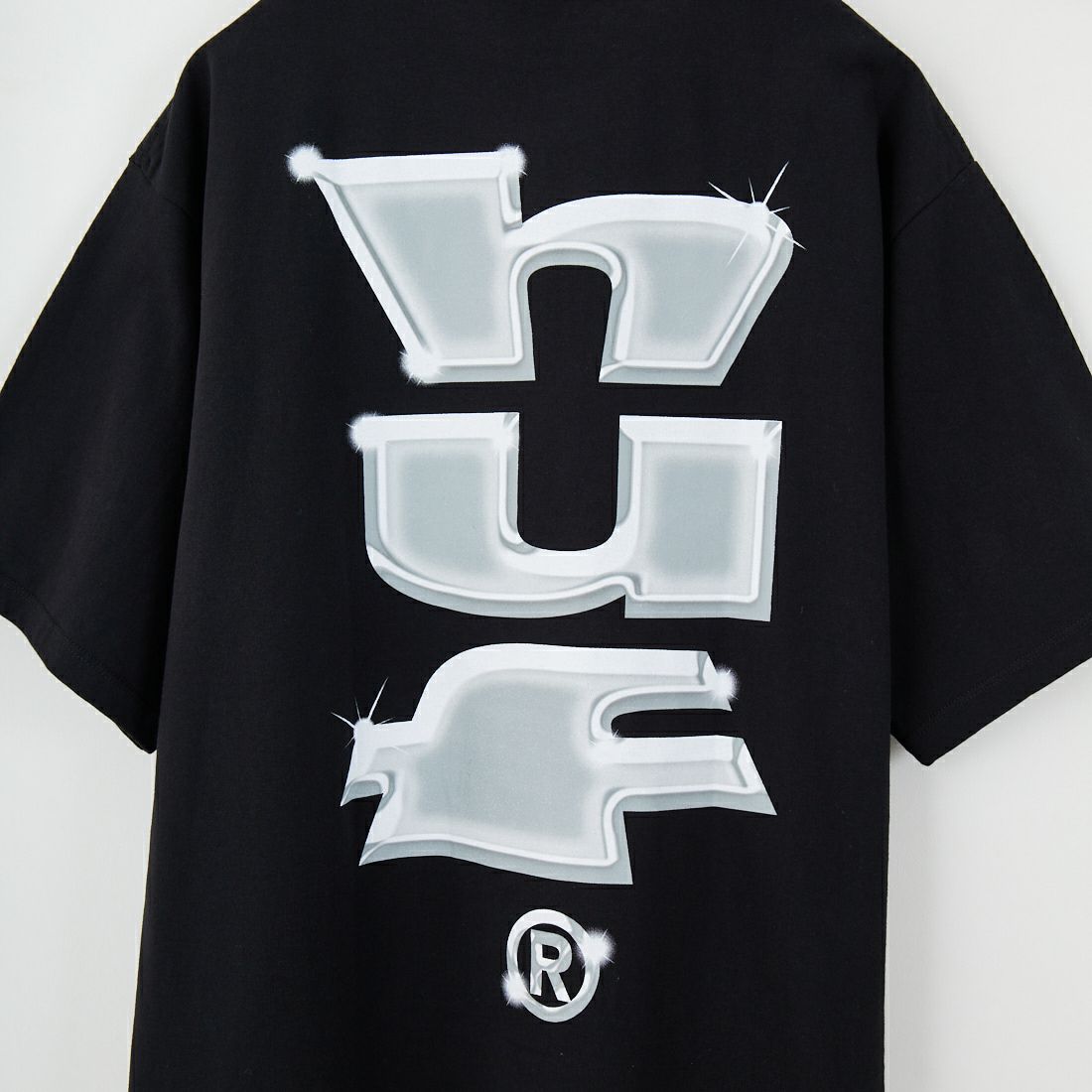 HUF [ハフ] メガクローム ショートスリーブTシャツ [TS02446] BLACK