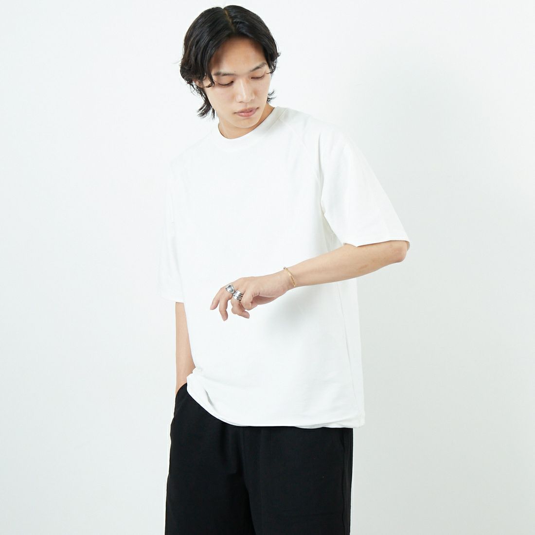 Jeans Factory Clothes [ジーンズファクトリークローズ] TECH WEAR クールリカバーTシャツ [JFC-252-021] WHITE