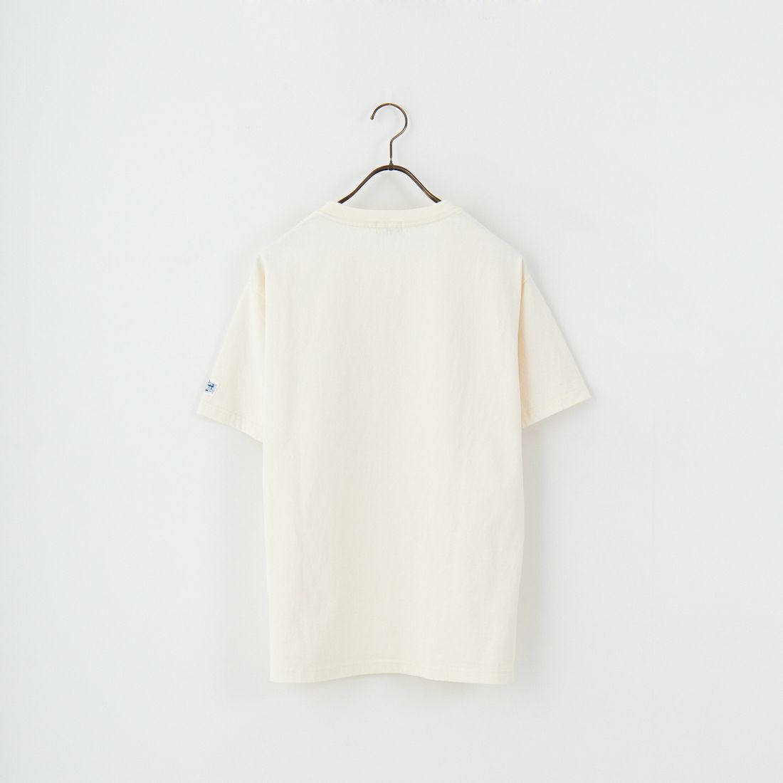 The Endless Summer [エンドレスサマー] カレッジロゴ フロッキープリントTシャツ [FH-25574337] 05 IVORY