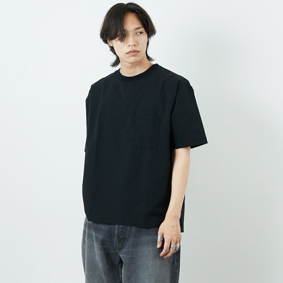 700 BLACK&&モデル身長：179cm 着用サイズ：1&&