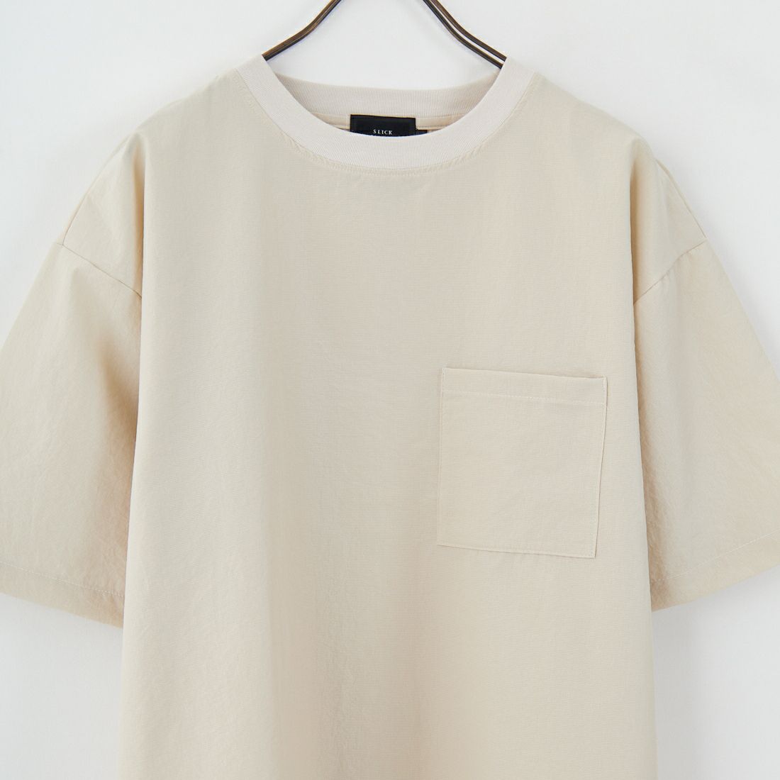 SLICK [スリック] クールドット ミニリップストップスリットTシャツ [5230126] 902 ECRU