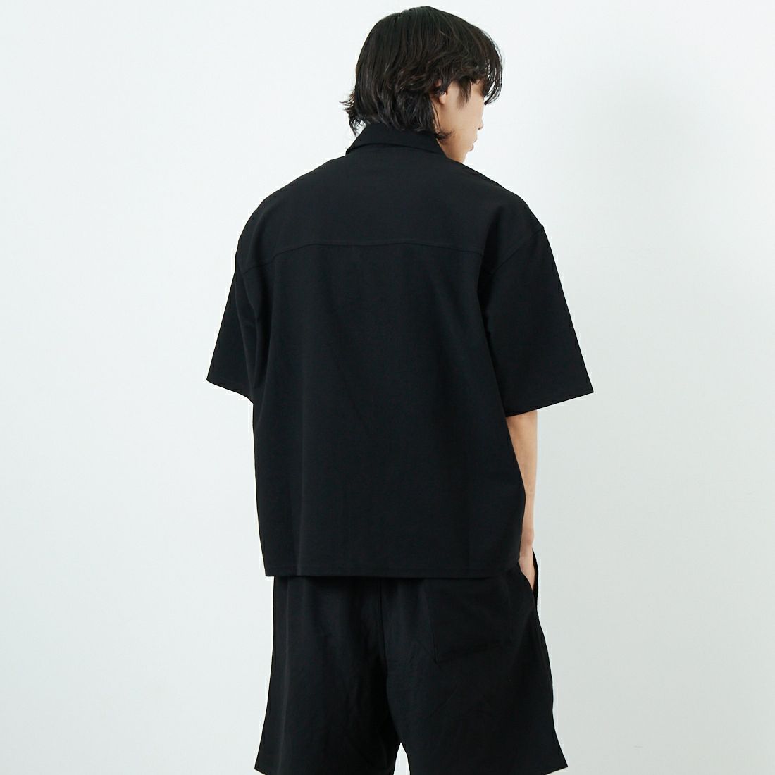 Jeans Factory Clothes [ジーンズファクトリークローズ] TECH WEAR クールリカバーシャツ [JFC-252-022] BLACK
