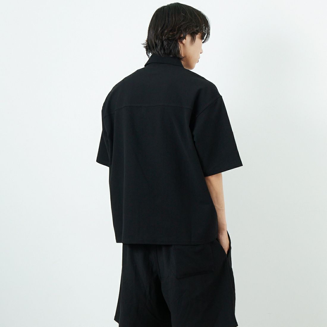 Jeans Factory Clothes [ジーンズファクトリークローズ] TECH WEAR クールリカバーシャツ [JFC-252-022] BLACK