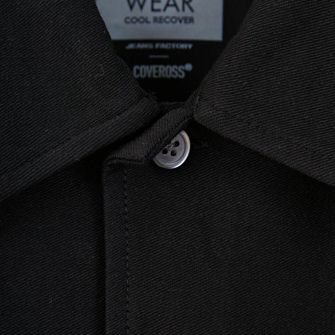 Jeans Factory Clothes [ジーンズファクトリークローズ] TECH WEAR クールリカバーシャツ [JFC-252-022] BLACK