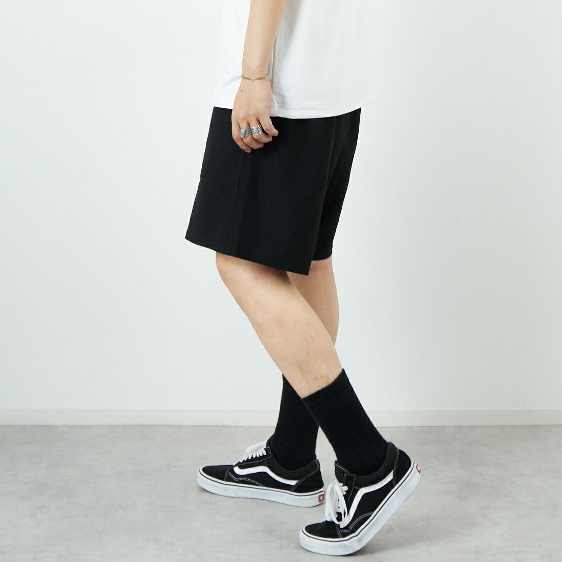 Jeans Factory Clothes [ジーンズファクトリークローズ] TECH WEAR クールリカバーショーツ [JFC-252-023] BLACK