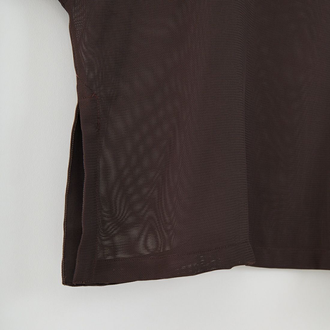 MICA&DEAL [マイカアンドディール] メッシュTブラウス [0125201156] BROWN