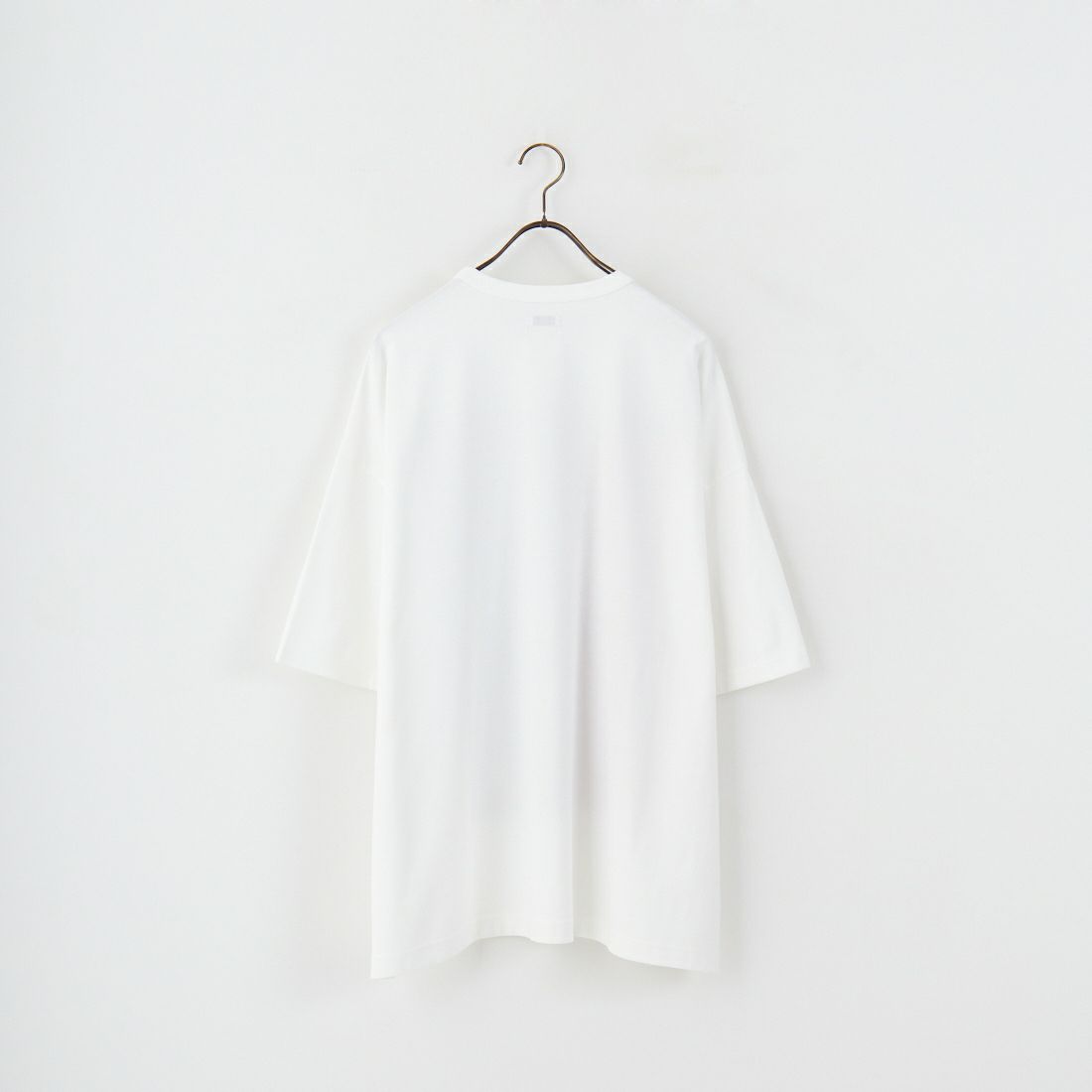 Name. [ネーム] シルケットコットン ビッグプリントTシャツ [NMCU-038] WHITE