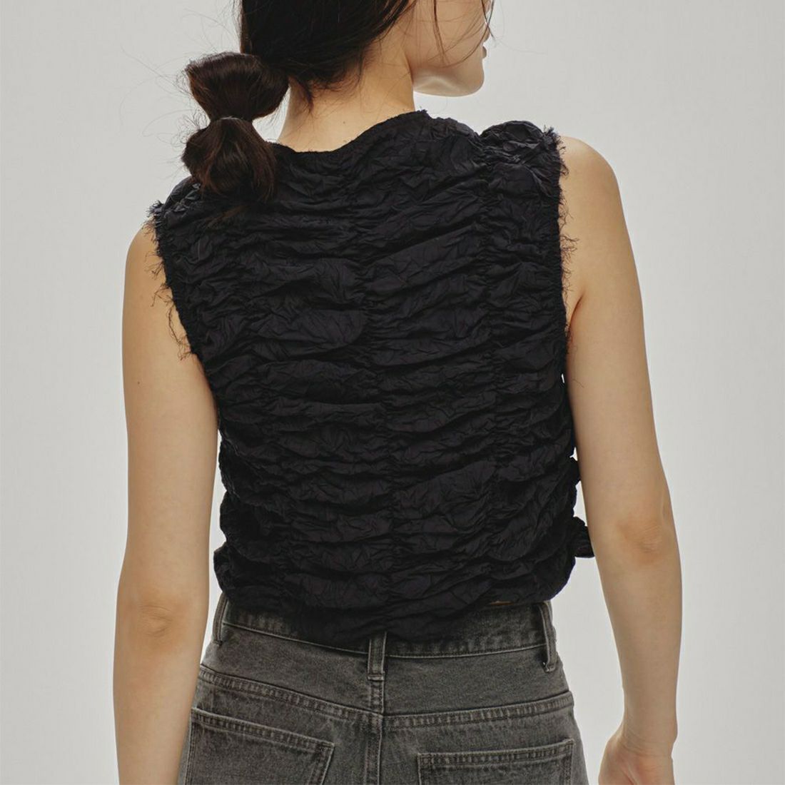 TODAYFUL [トゥデイフル] パイピングシャーリングブラウス [12510427] BLK