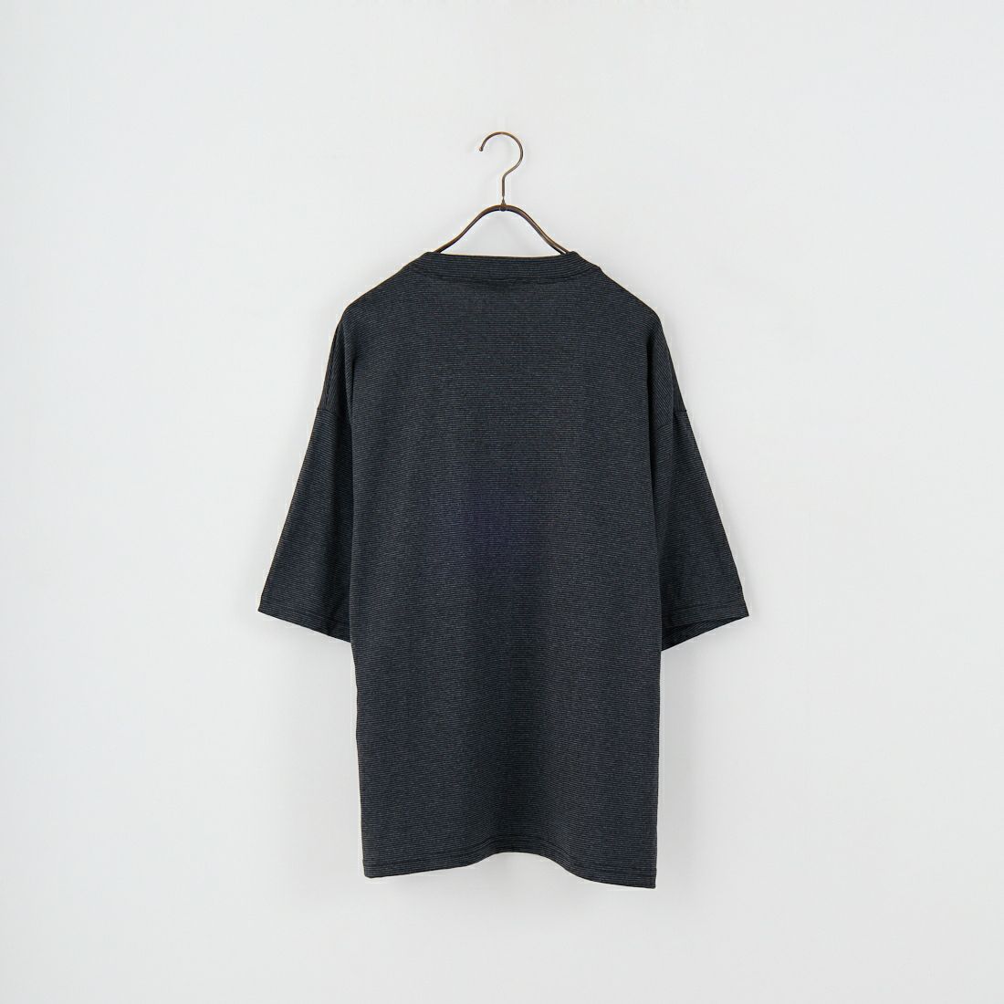 CalCru [カルクルー] マイクロストライプTシャツ [MICRO-STRIPE-SS-TEE] BLACK