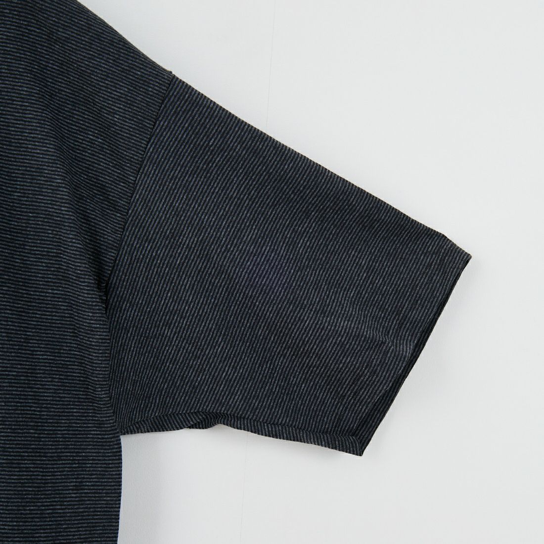 CalCru [カルクルー] マイクロストライプTシャツ [MICRO-STRIPE-SS-TEE] BLACK