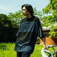 BLACK/NAVY&&モデル身長：179cm 着用サイズ：1&&