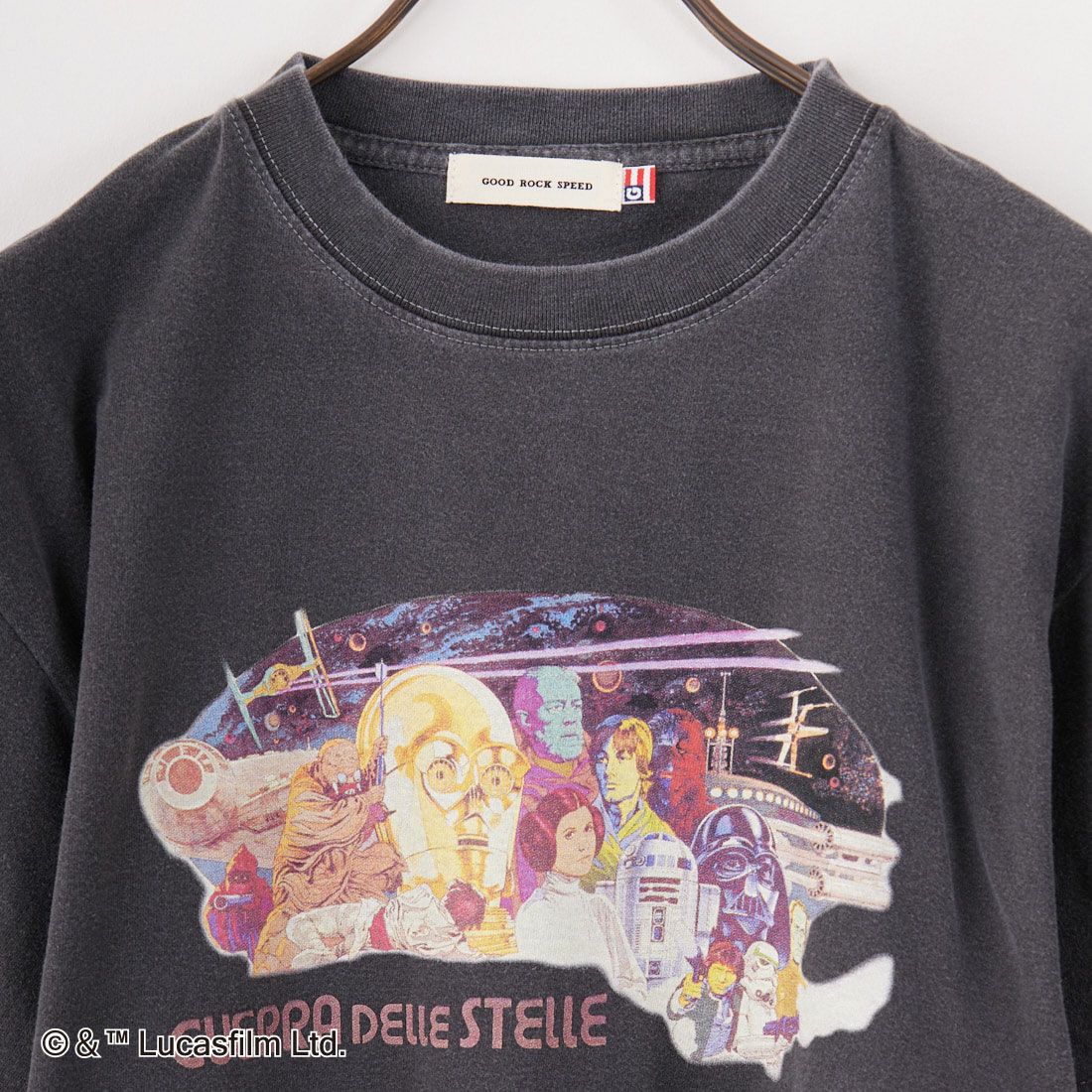 GOOD ROCK SPEED [グッドロックスピード] 別注 / STAR WARS / プリントTシャツ [INTN-044-JF] CHARCOAL