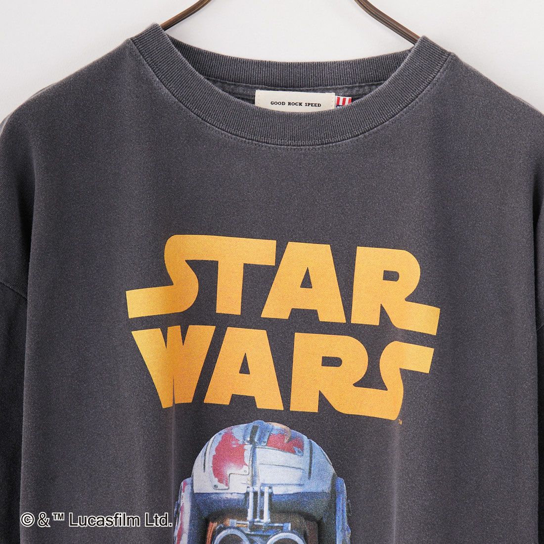 GOOD ROCK SPEED [グッドロックスピード] 別注 / STAR WARS / プリントTシャツ [INTN-042-JF] CHARCOAL