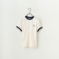 FRED PERRY [フレッドペリー] 別注 ランダムリブ ワンポイントロゴ刺繍