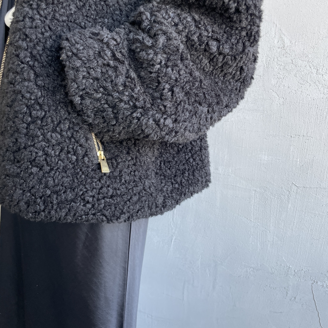 TATRAS [タトラス] LUELA ブルゾン [LJXA0041033588] BLACK &&モデル身長：150cm 着用サイズ：2&&