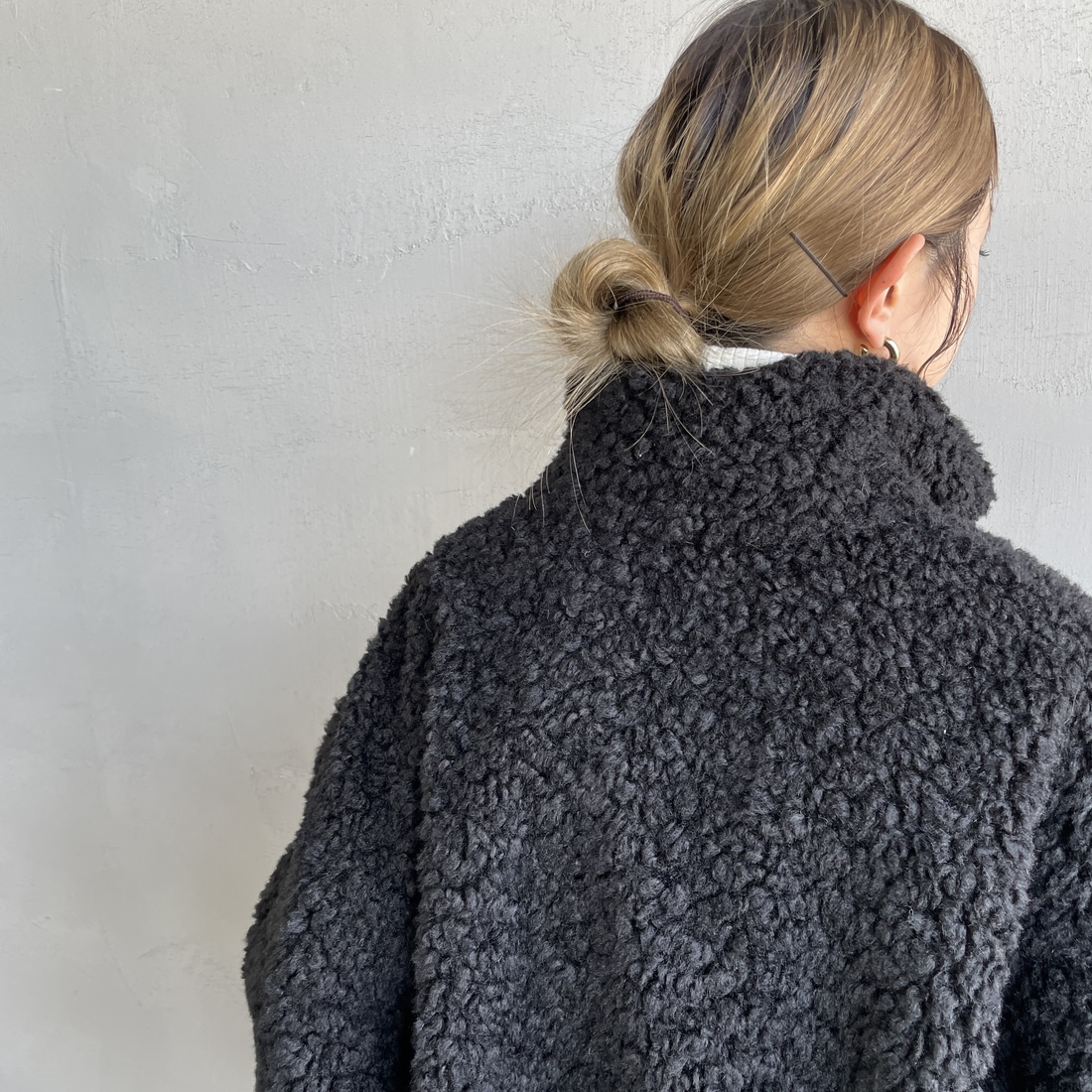 TATRAS [タトラス] LUELA ブルゾン [LJXA0041033588] BLACK &&モデル身長：150cm 着用サイズ：2&&