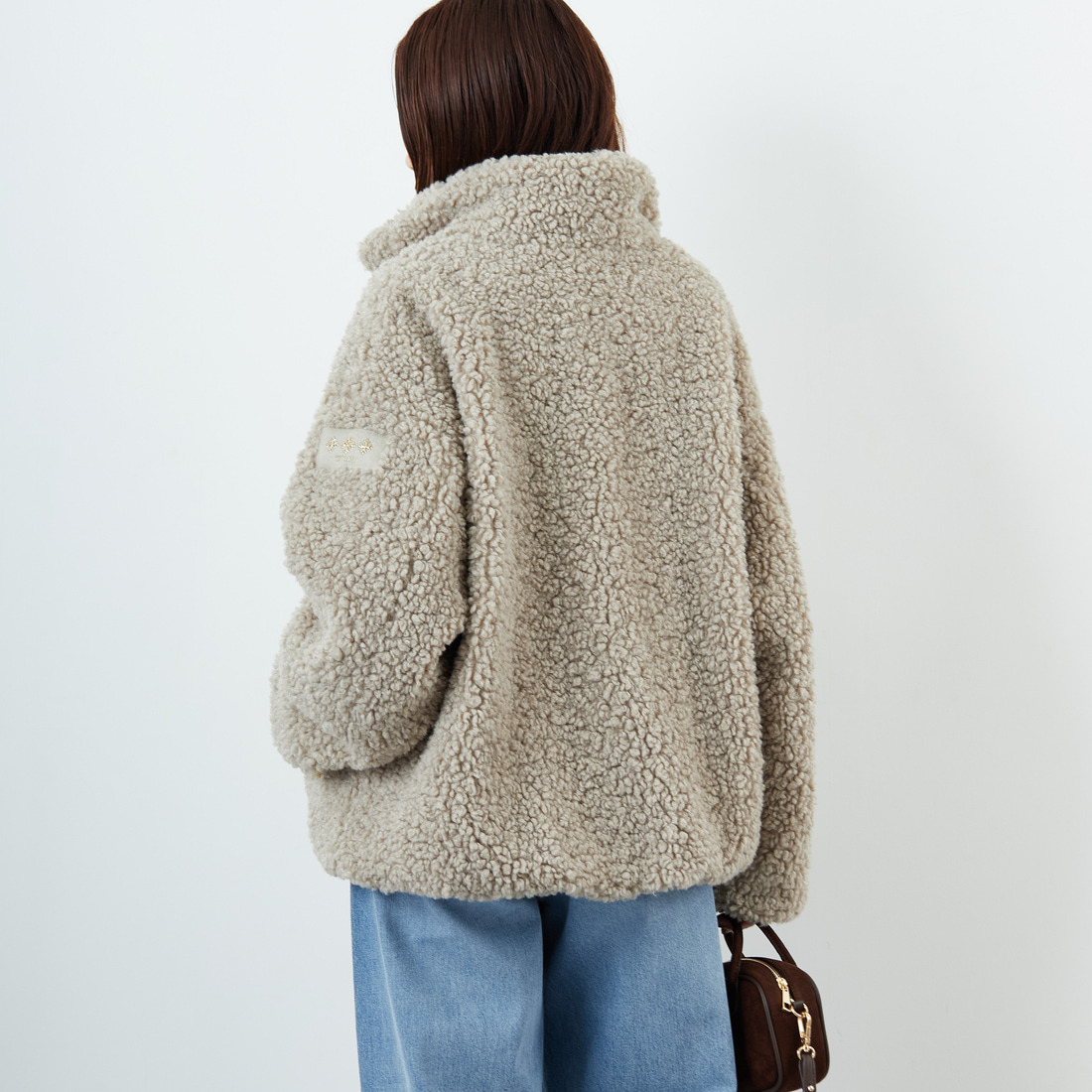 TATRAS [タトラス] LUELA ブルゾン [LJXA0041033588] L.GRAY &&モデル身長：159cm 着用サイズ：1&&