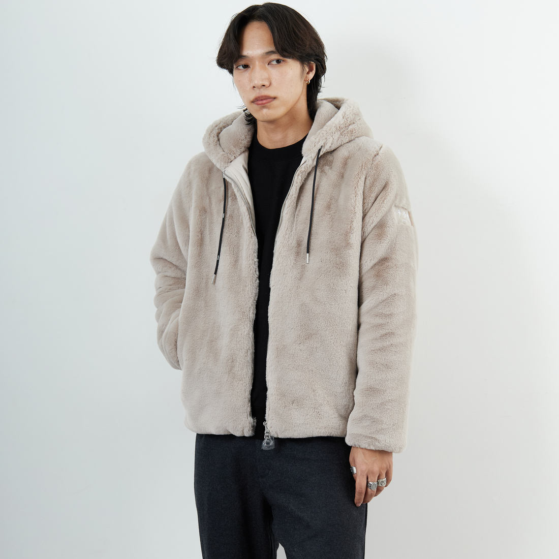 L.GRAY&&モデル身長：179cm 着用サイズ：2&&