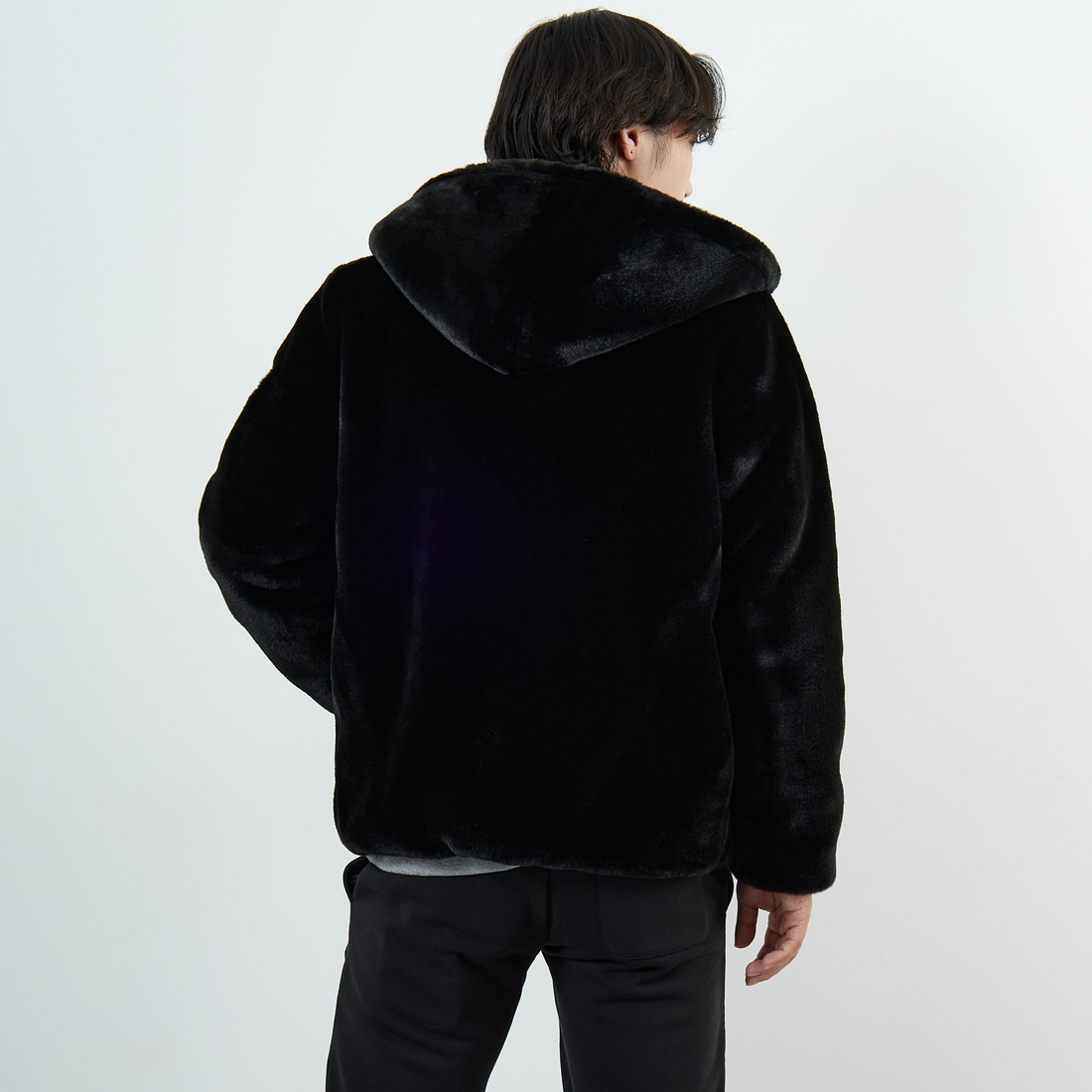 TATRAS [タトラス] BOMOS エコファーブルゾン [MJXA0037033588] BLACK &&モデル身長：179cm 着用サイズ：2&&