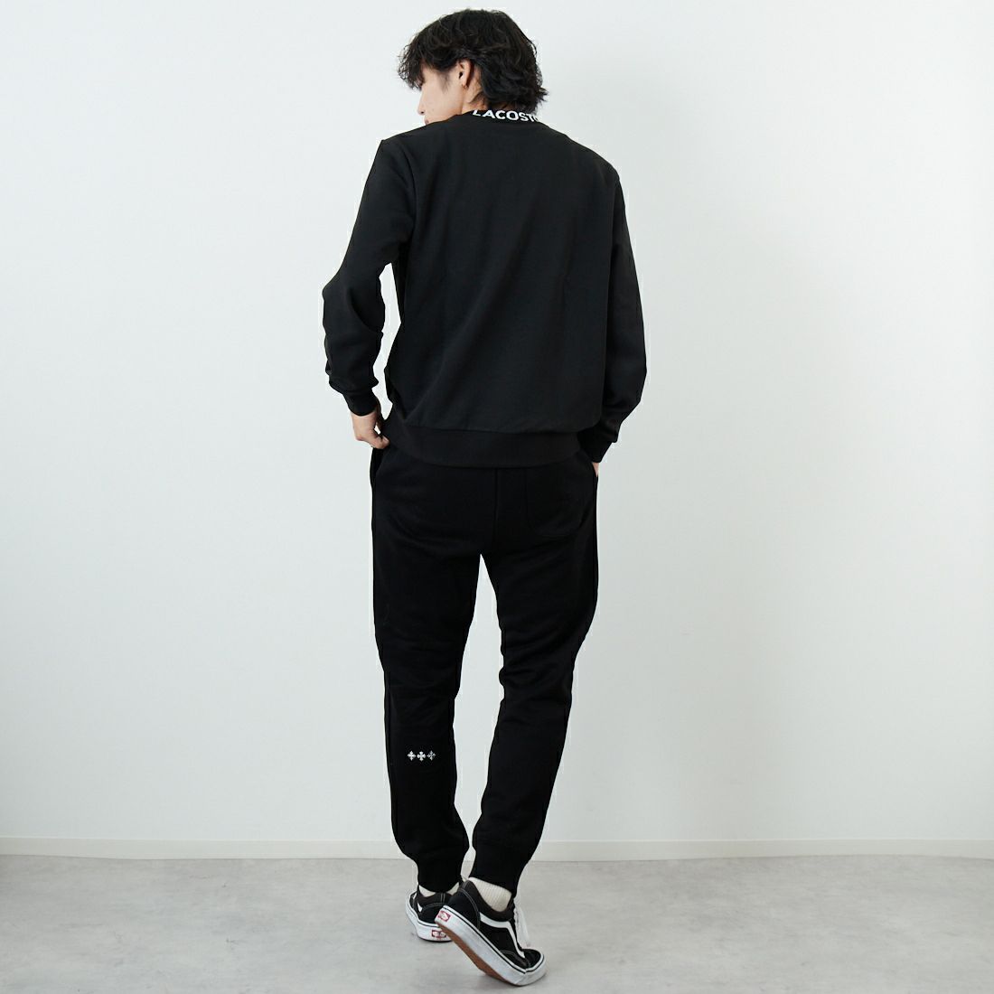 TATRAS [タトラス] FOLMIDO スウェットパンツ [MJXA0048103588] BLACK &&モデル身長：179cm 着用サイズ：3&&