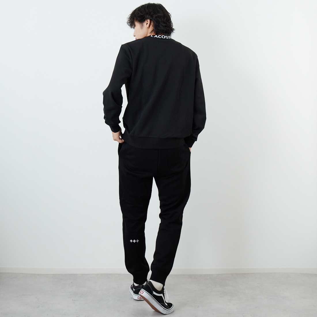 TATRAS [タトラス] FOLMIDO スウェットパンツ [MJXA0048103588] BLACK &&モデル身長：179cm 着用サイズ：3&&