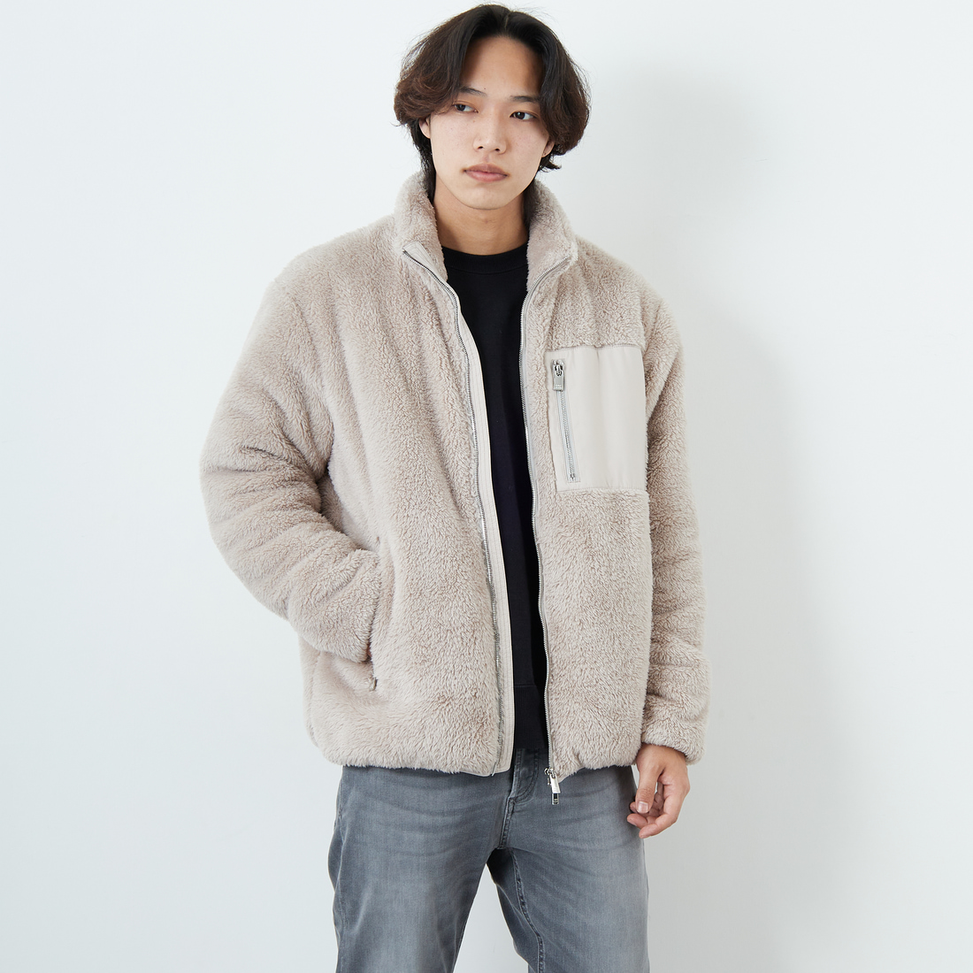 L.GRAY&&モデル身長：179cm 着用サイズ：3&&