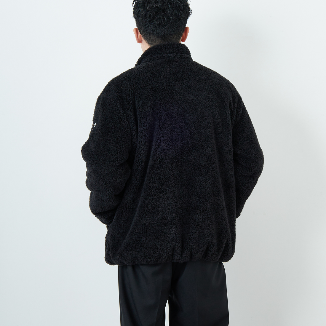 TATRAS [タトラス] MONREALE スタンドカラーブルゾン [MJXA0213033588] BLACK &&モデル身長：168cm 着用サイズ：3&&