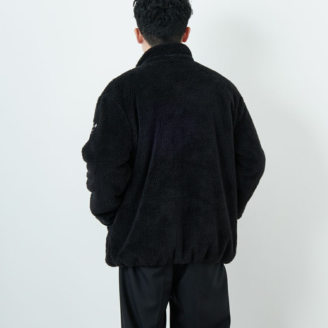 TATRAS [タトラス] MONREALE スタンドカラーブルゾン [MJXA0213033588] BLACK &&モデル身長：168cm 着用サイズ：3&&