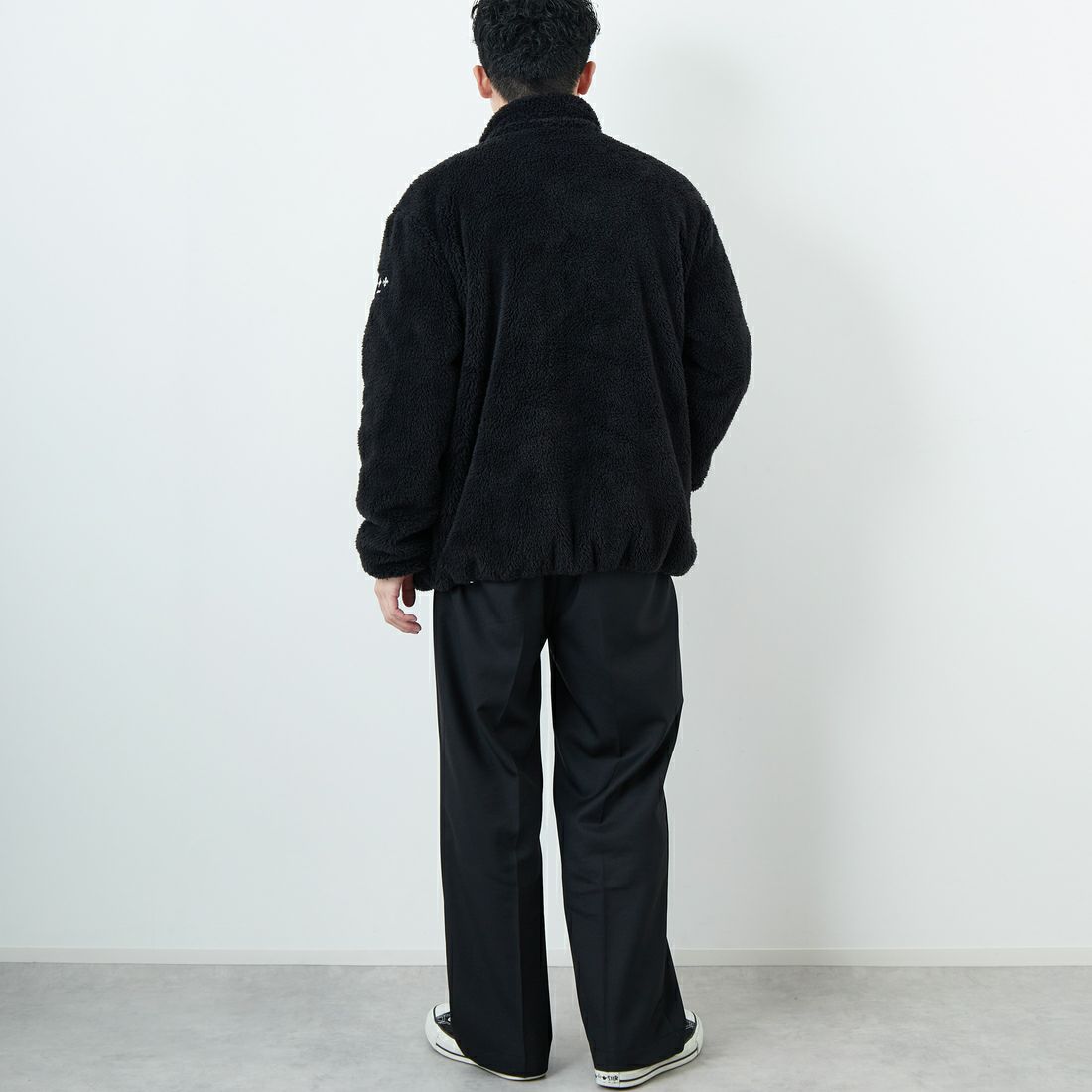 TATRAS [タトラス] MONREALE スタンドカラーブルゾン [MJXA0213033588] BLACK &&モデル身長：168cm 着用サイズ：3&&