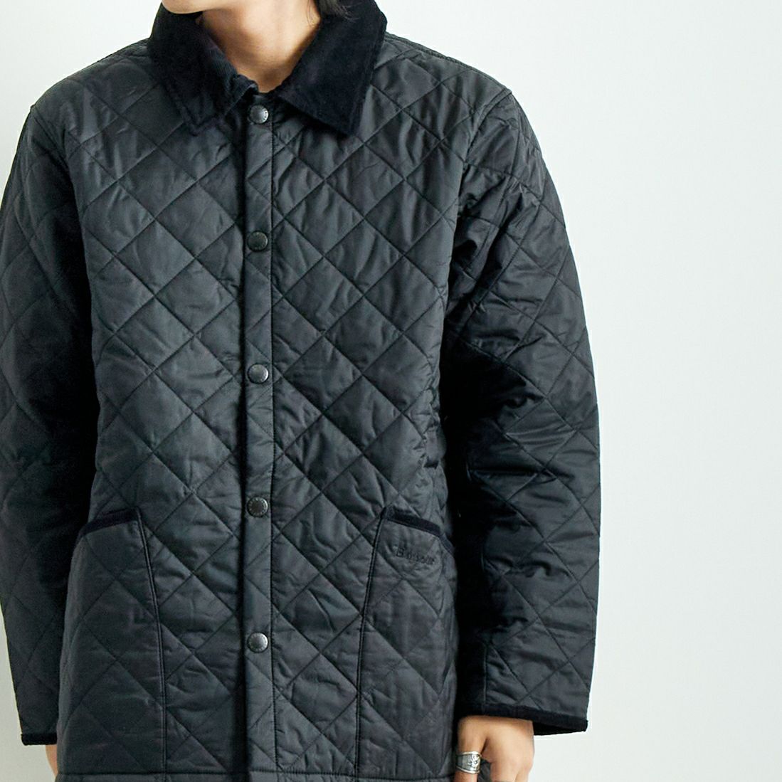 Barbour [バブアー] リデスデイル キルティングブルゾン [MQU1794] BLACK