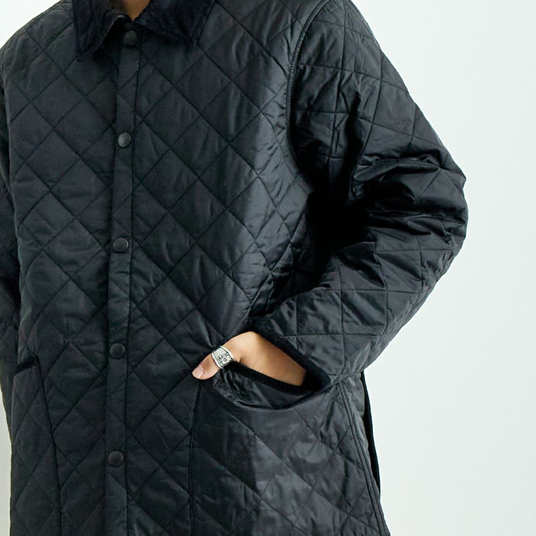 Barbour [バブアー] リデスデイル キルティングブルゾン [MQU1794] BLACK