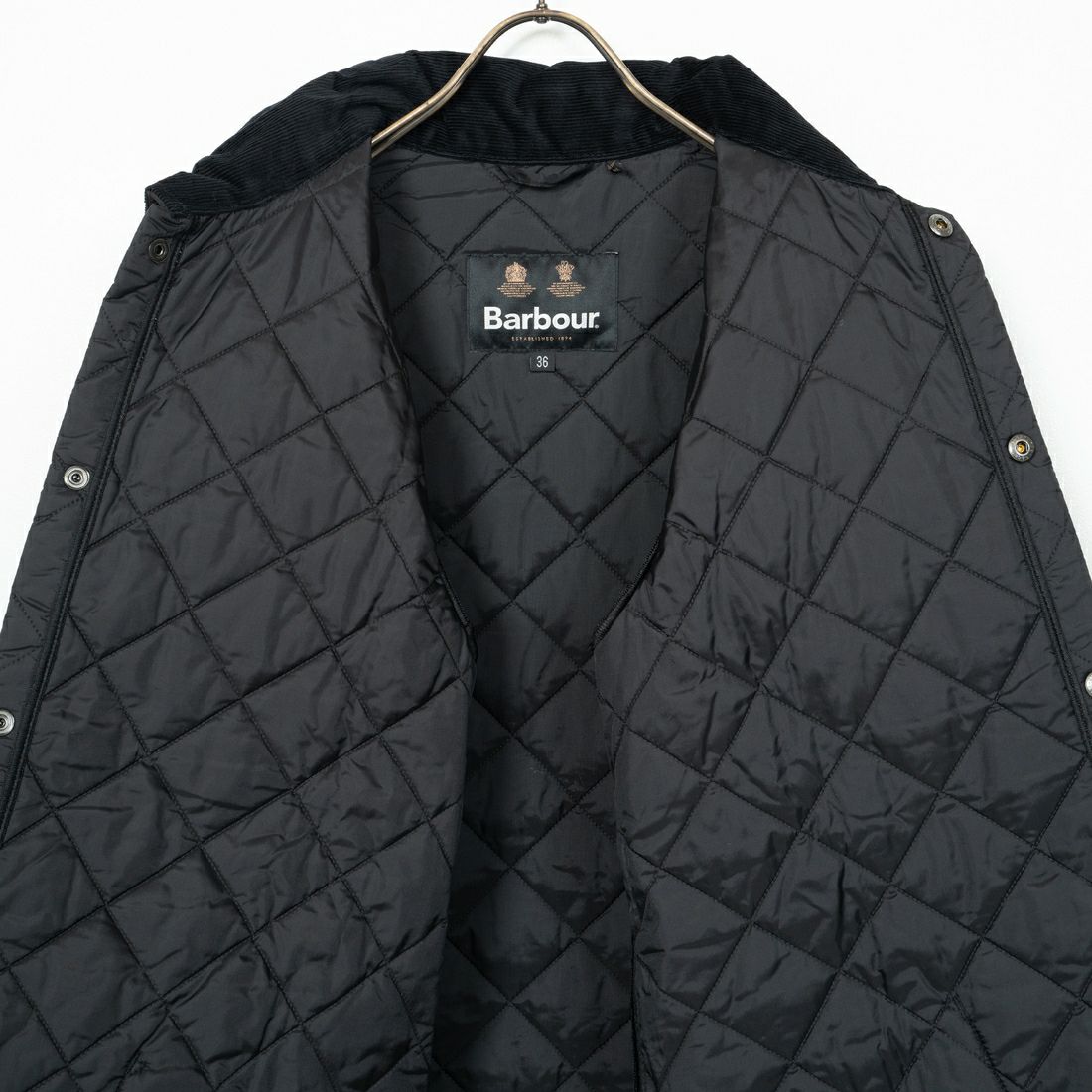 Barbour [バブアー] リデスデイル キルティングブルゾン [MQU1794] BLACK