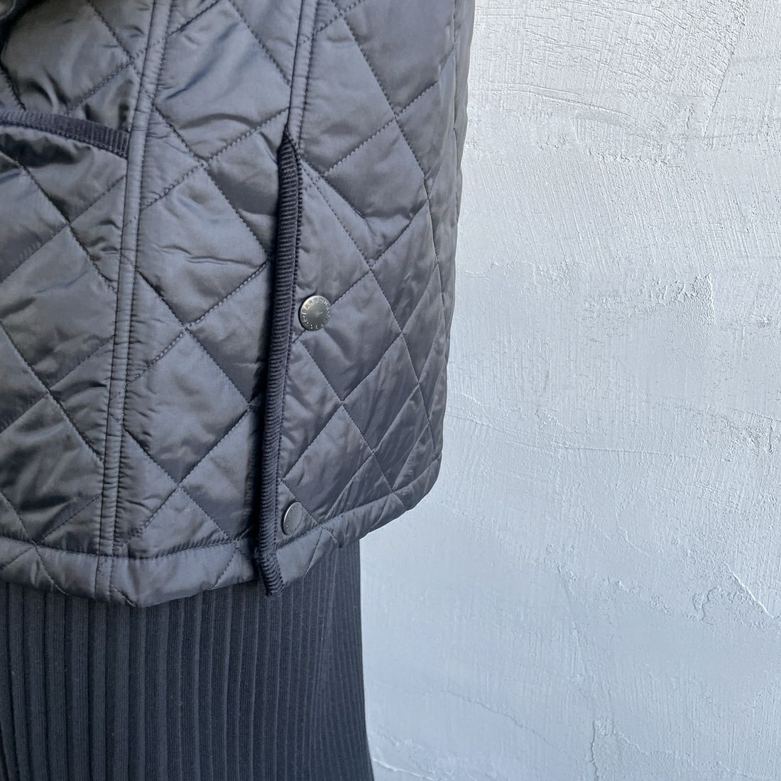 Barbour [バブアー] リデスデイル キルティングブルゾン [MQU1794] BLACK