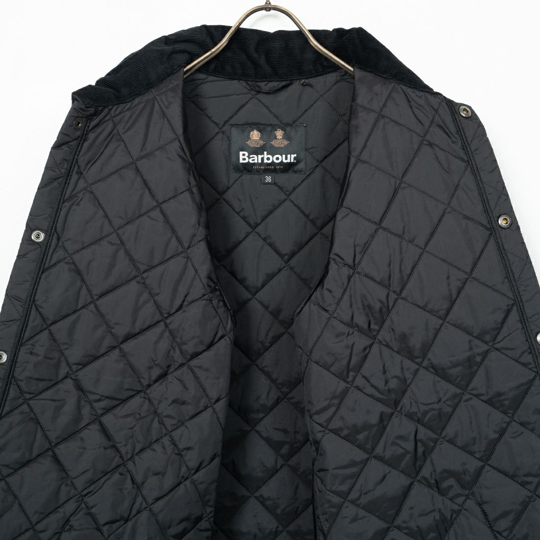 Barbour [バブアー] リデスデイル キルティングブルゾン [MQU1794] BLACK