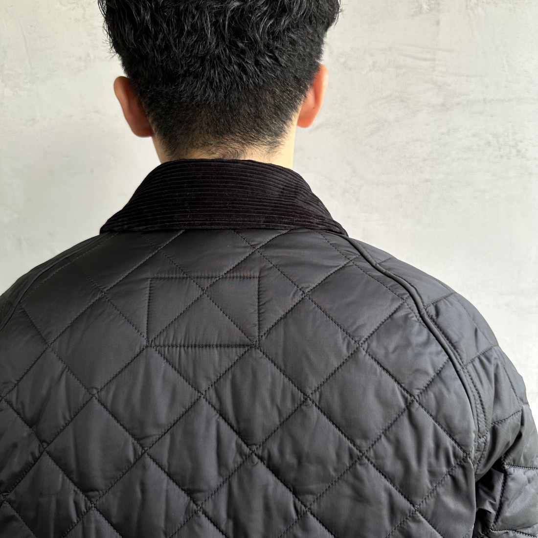 Barbour [バブアー] スペイキルティングジャケット [MQU1802] BK91 &&モデル身長：168cm 着用サイズ：38&