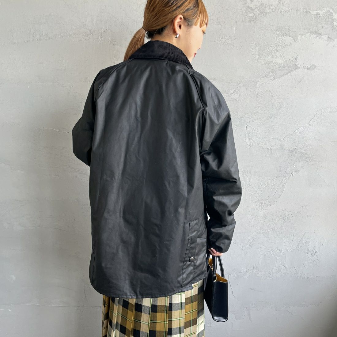 Barbour [バブアー] ビデイル ワックスジャケット [MWX0018] BK91 &&モデル身長：156cm 着用サイズ：36&&