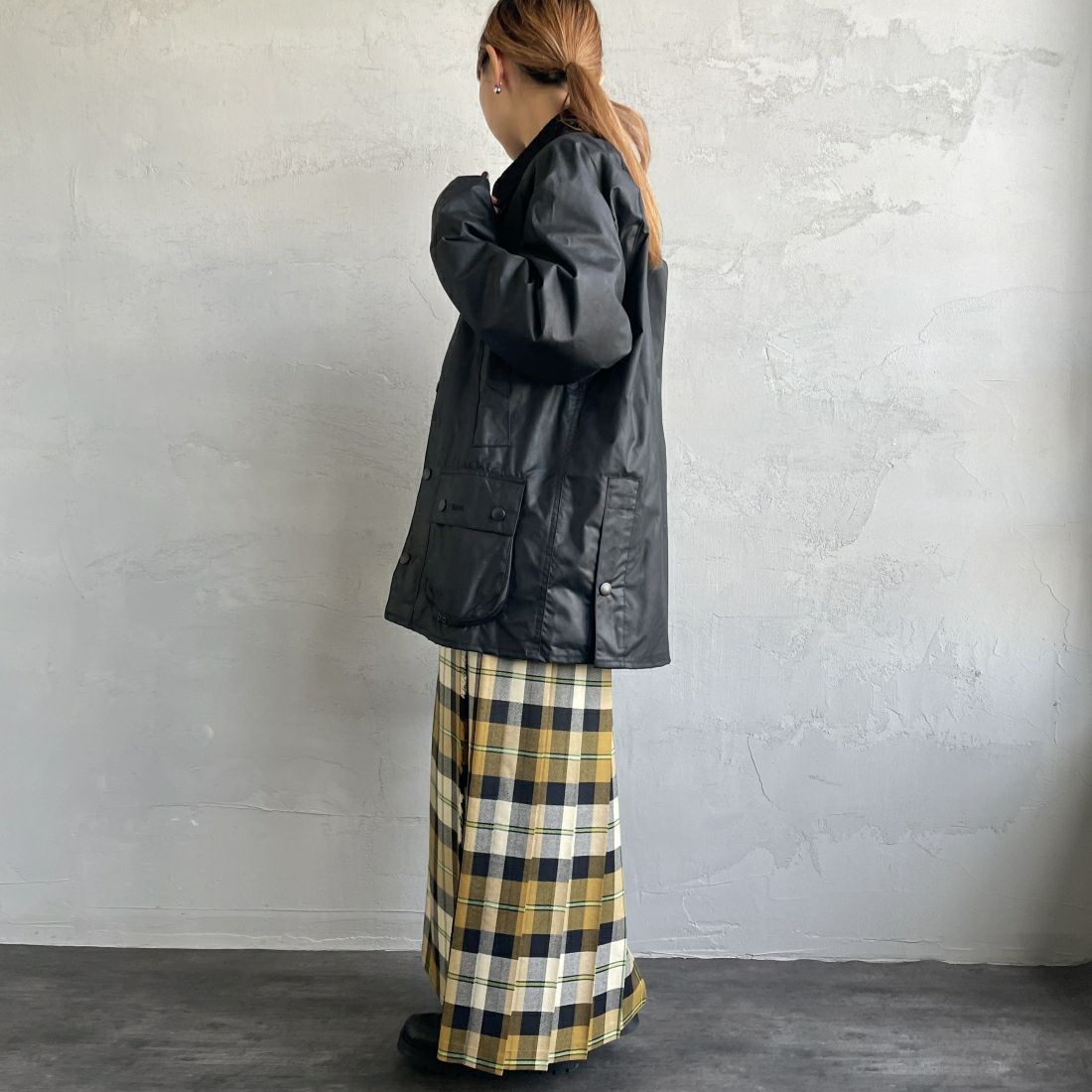 Barbour [バブアー] ビデイル ワックスジャケット [MWX0018] BK91 &&モデル身長：156cm 着用サイズ：36&&