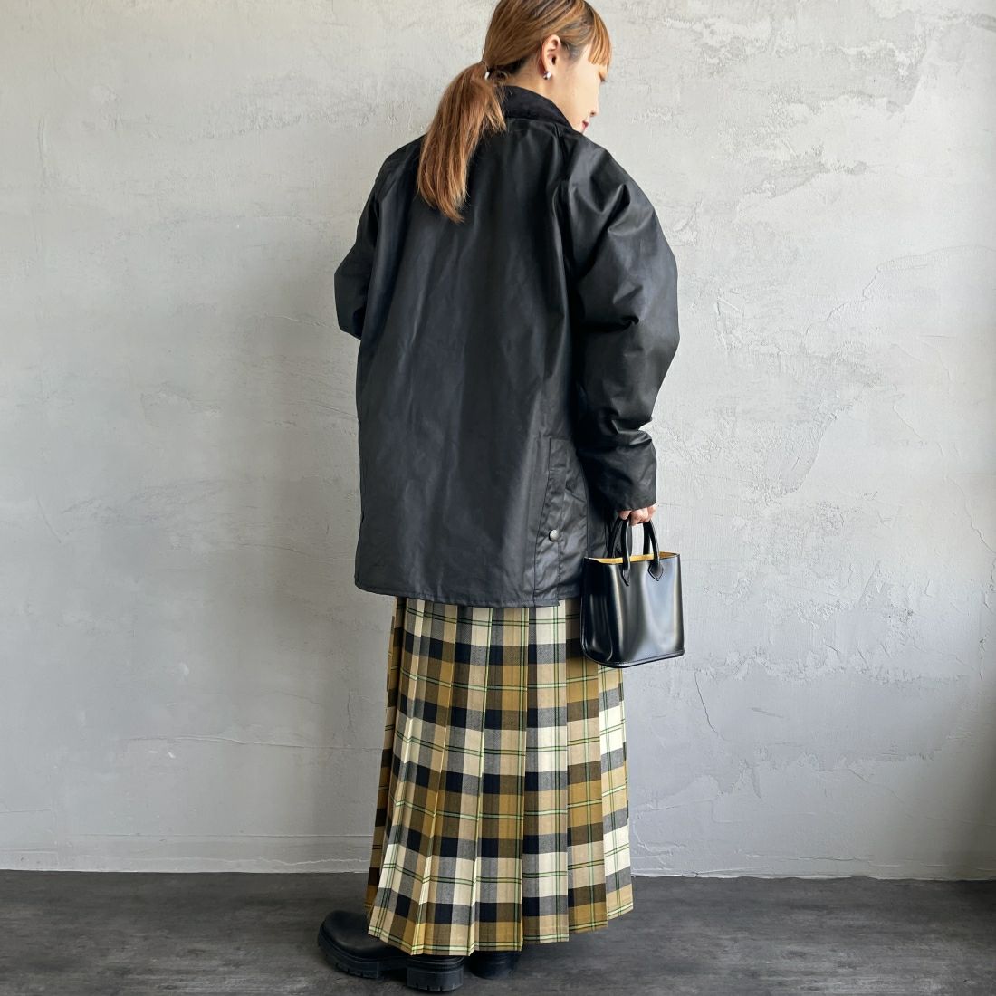 Barbour [バブアー] ビデイル ワックスジャケット [MWX0018] BK91 &&モデル身長：156cm 着用サイズ：36&&