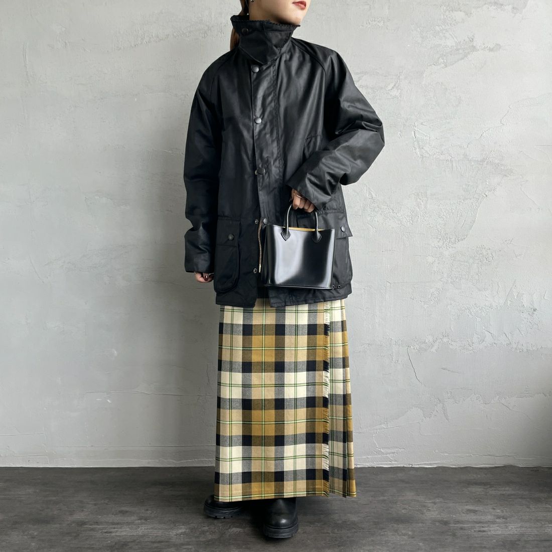 Barbour [バブアー] ビデイル ワックスジャケット [MWX0018] BK91 &&モデル身長：156cm 着用サイズ：36&&