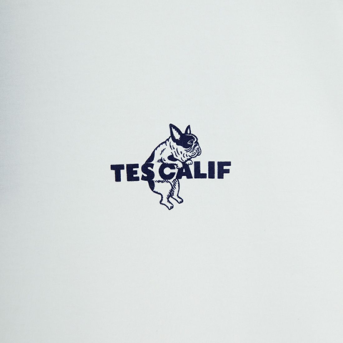 The Endless Summer [エンドレスサマー] 別注 ワンポイントBUHIフロッキープリントTシャツ [FH-25574516-JF] WHITE