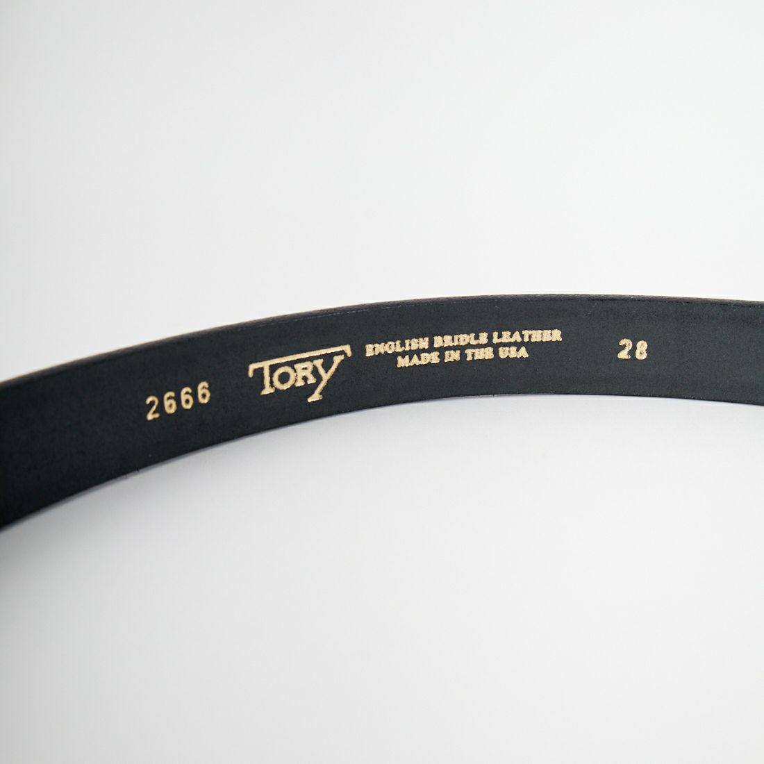 TORY LEATHER [トリーレザー] ミニフープピックレザーベルト [TRL1002666] BLACK