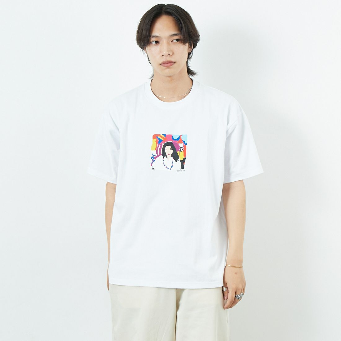COTTON PAN [コットンパン] ポスト グラフィックTシャツ [POST]