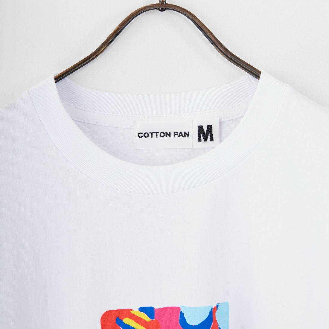 COTTON PAN [コットンパン] ポスト グラフィックTシャツ [POST] WHITE