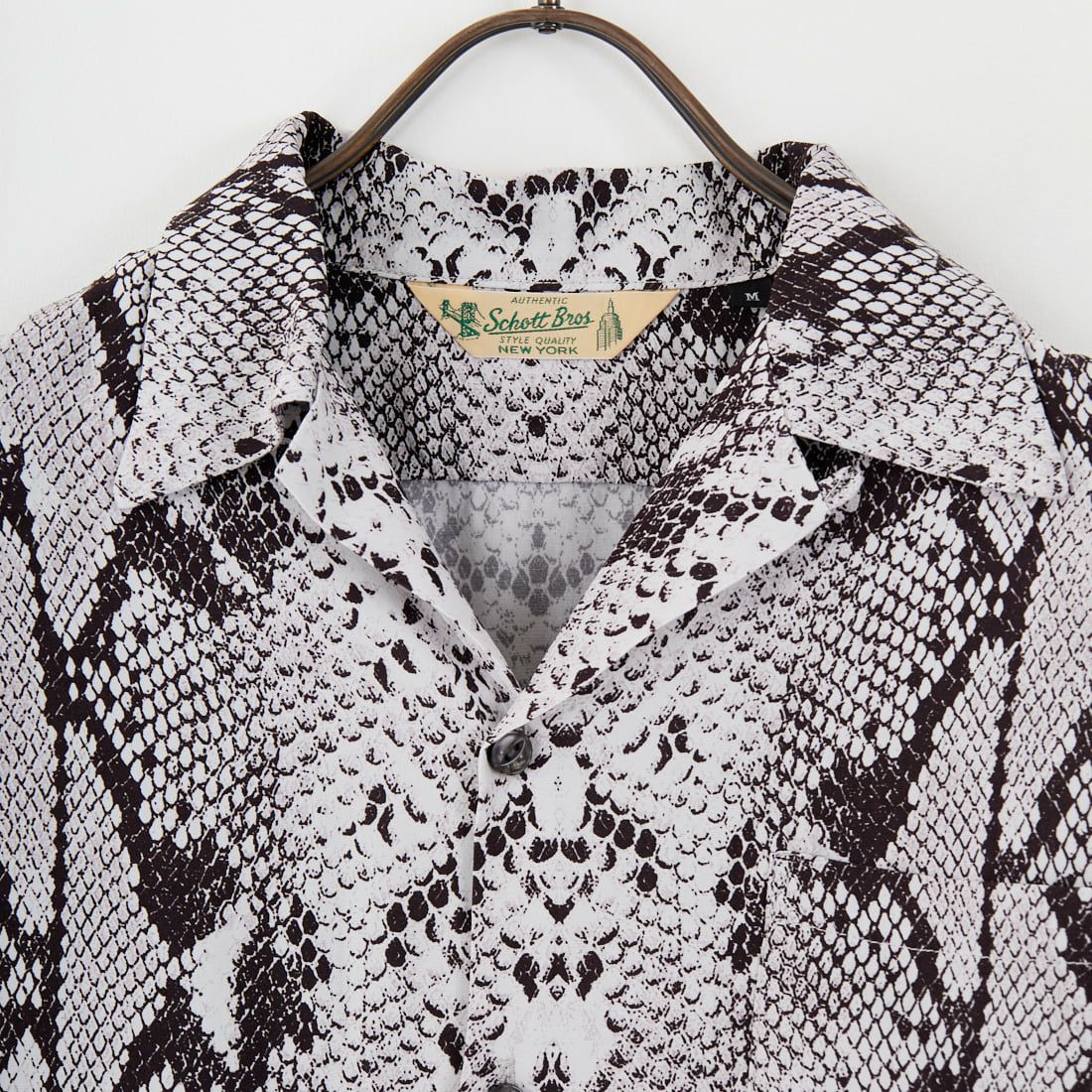 Schott [ショット] パイソン柄レーヨンシャツ [7825123010] 023 L.GREY