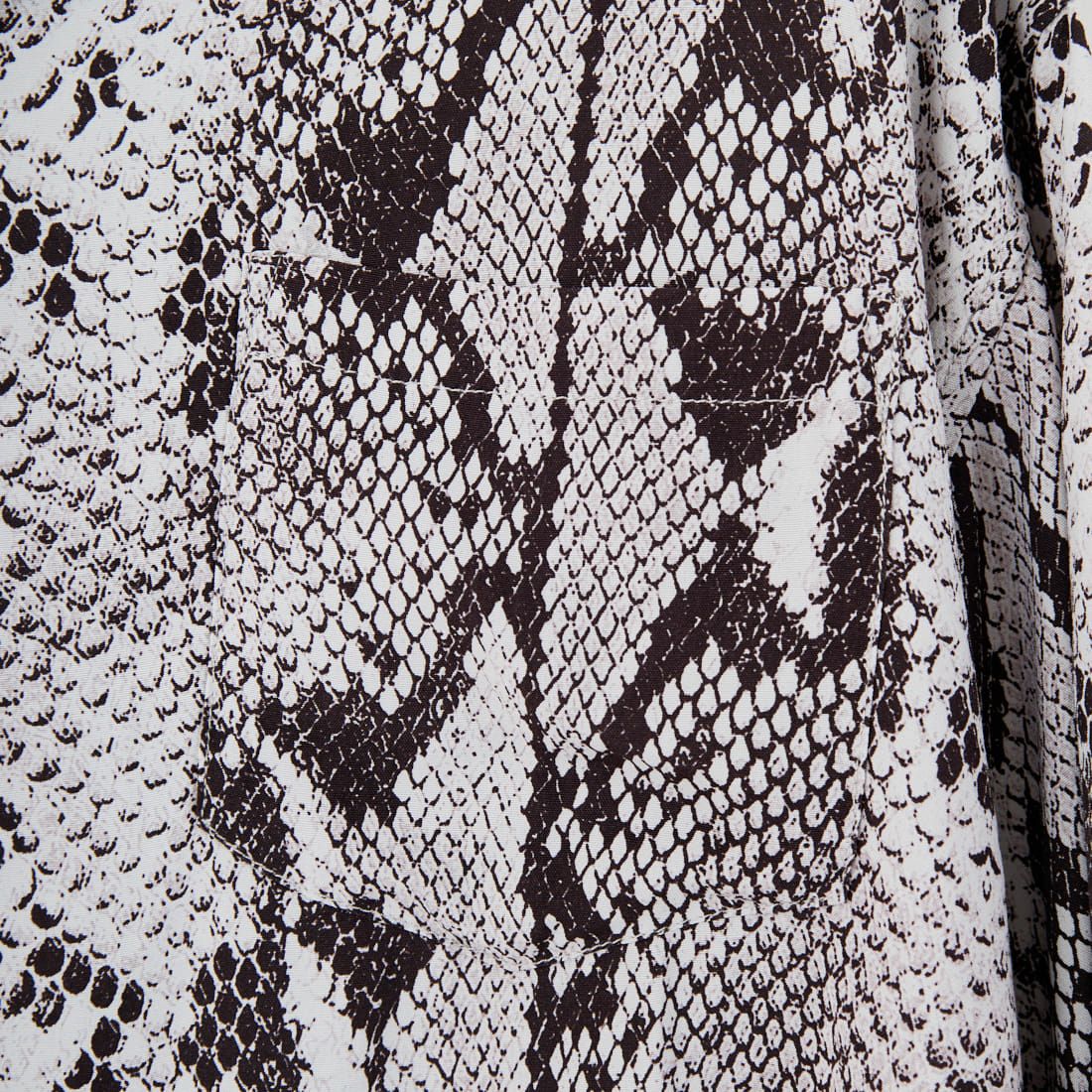 Schott [ショット] パイソン柄レーヨンシャツ [7825123010] 023 L.GREY