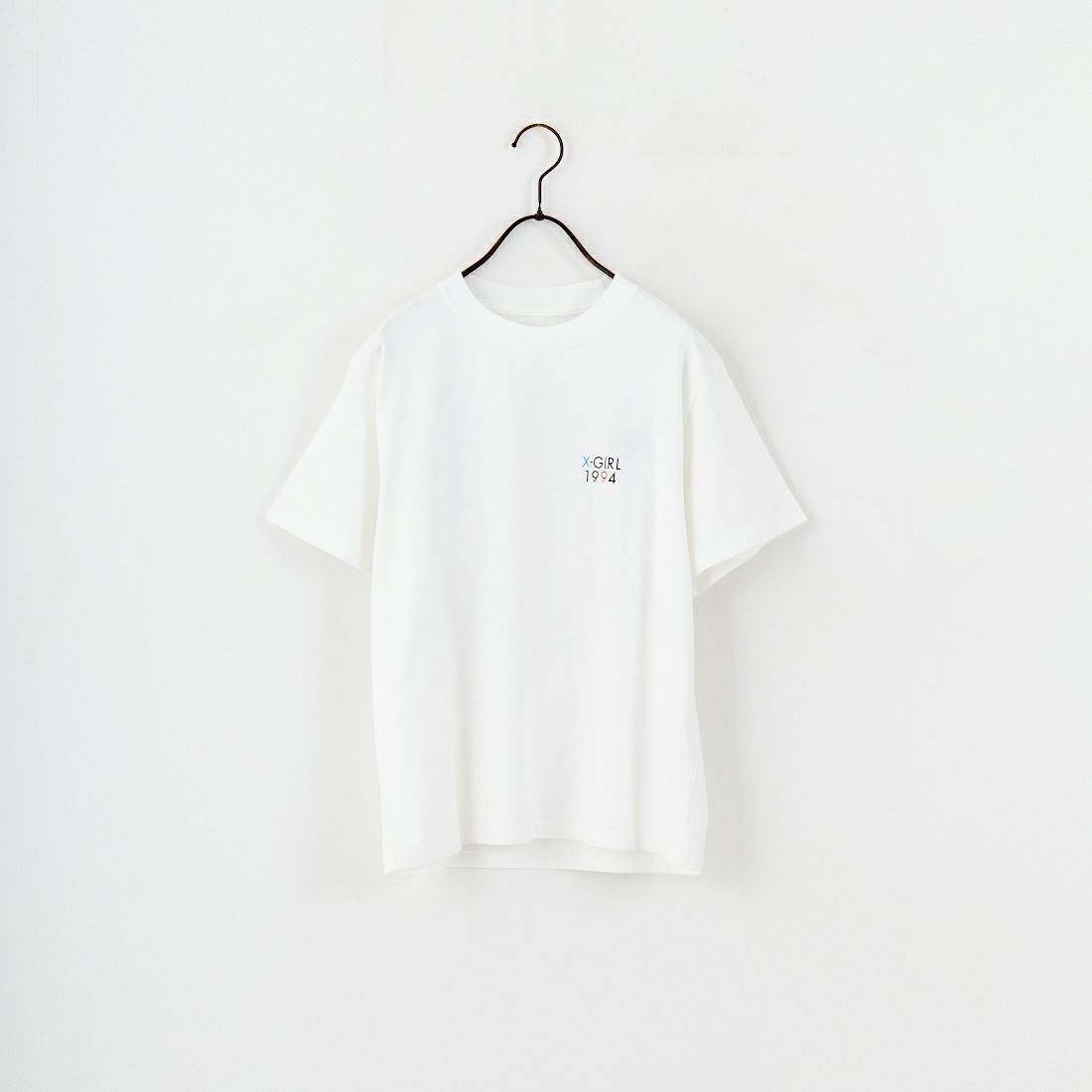 X-girl [エックスガール] ポップフェイス ショートスリーブTシャツ [105252011037] WHITE
