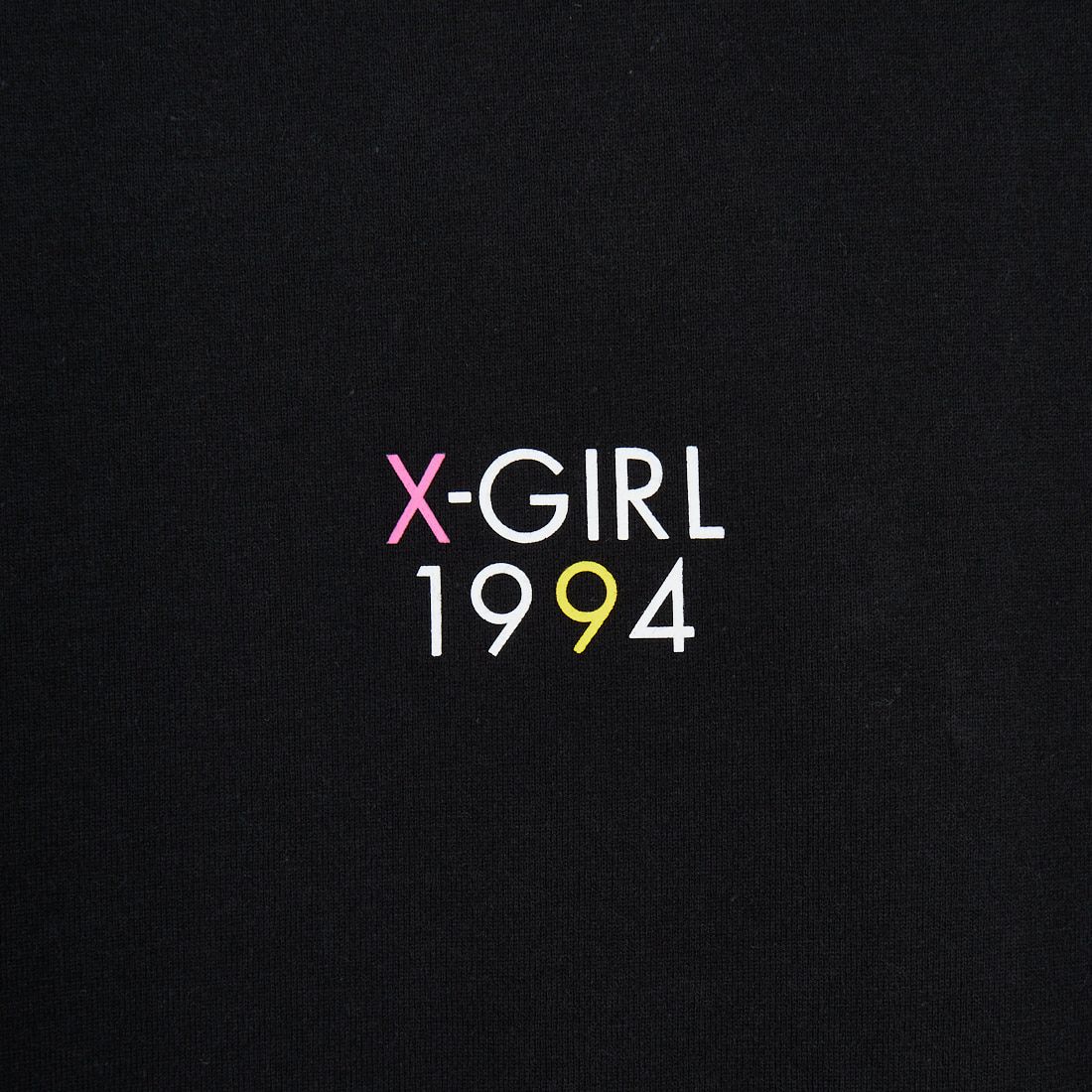 X-girl [エックスガール] ポップフェイス ショートスリーブTシャツ [105252011037] BLACK