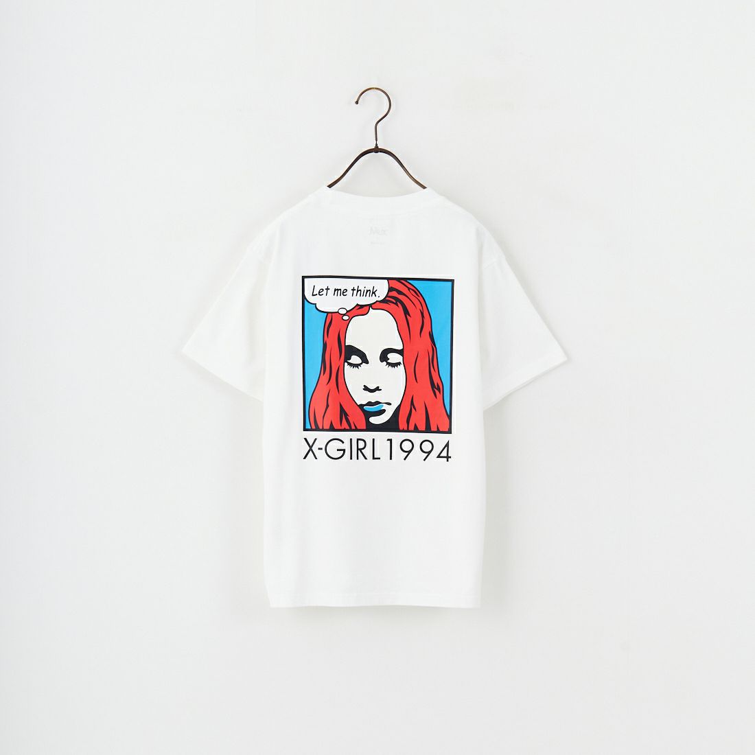 X-girl [エックスガール] ポップフェイス ショートスリーブTシャツ [105252011037] WHITE