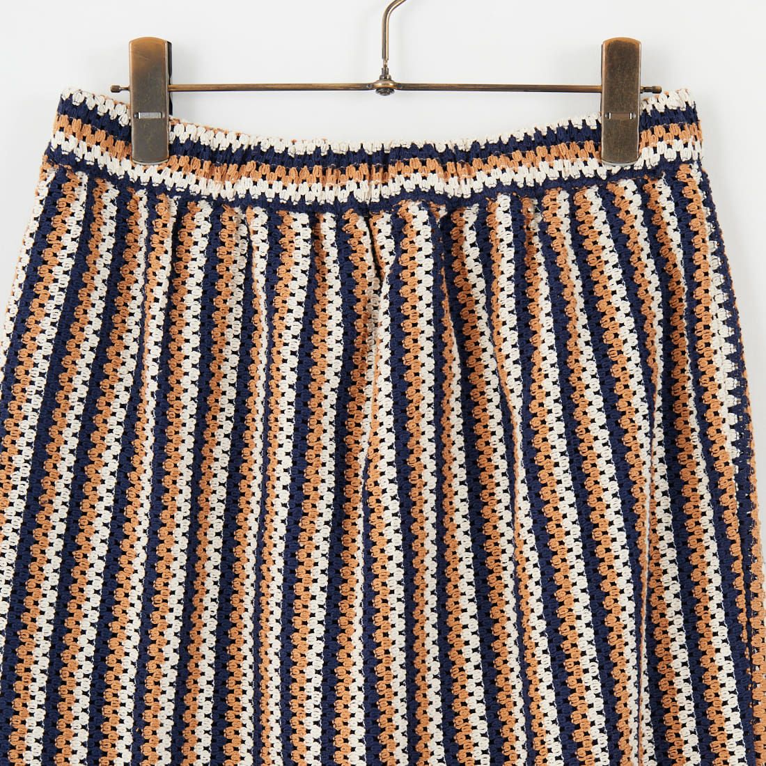 Jeans Factory Clothes [ジーンズファクトリークローズ] マルチボーダースカート [24896-BH] ORANGE/NVY